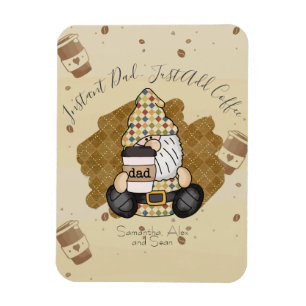 Personalisieren für Papa, der Kaffee liebt   Vinta Magnet