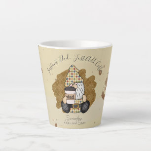 Personalisieren für Papa, der Kaffee liebt Vinta Milchtasse