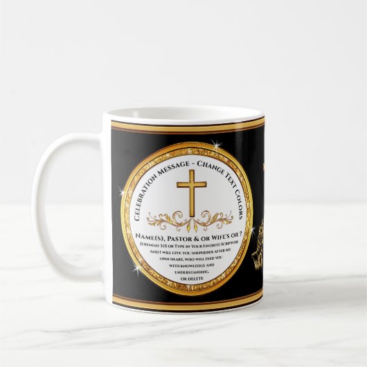 Personalisieren, Geburtstagsgeschenke Pastor Ideen Kaffeetasse (Links)