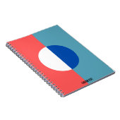 PERSONALISIEREN: Geometrisch Inspiriert | Notebook Notizblock (Rechte Seite)