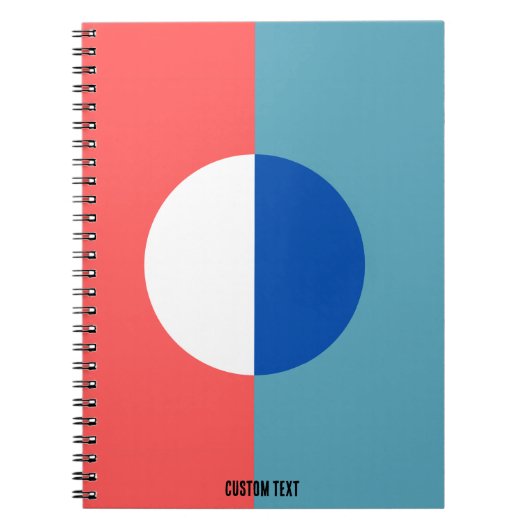 PERSONALISIEREN: Geometrisch Inspiriert | Notebook Notizblock (Vorderseite)