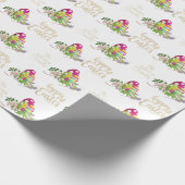 Personalisieren glücklicher Ostern Geschenkpapier (Ecke)