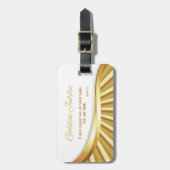 Personalisieren, Goldenes Jubiläum des religiösen Gepäckanhänger (Vorderseite vertikal)