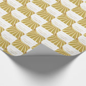 Personalisieren, Goldenes Jubiläum des religiösen  Geschenkpapier (Ecke)