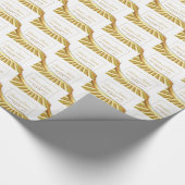 Personalisieren, Goldenes Jubiläum des religiösen  Geschenkpapier (Ecke)