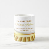 Personalisieren, Goldenes Jubiläum des religiösen  Kaffeetasse (Mittel)