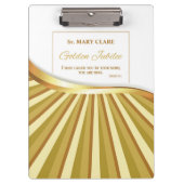 Personalisieren, Goldenes Jubiläum des religiösen  Klemmbrett (Vorderseite)