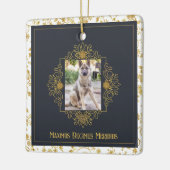 Personalisieren Holiday Ornament 2 Hundehaushalt (Links)