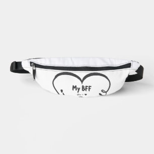 Personalisieren Ich liebe meinen besten Freund • D Bauchtasche
