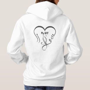 Personalisieren Ich liebe meinen besten Freund • D Hoodie