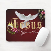 Personalisieren Jesus ist König#2 Mousepad (Mit Mouse)