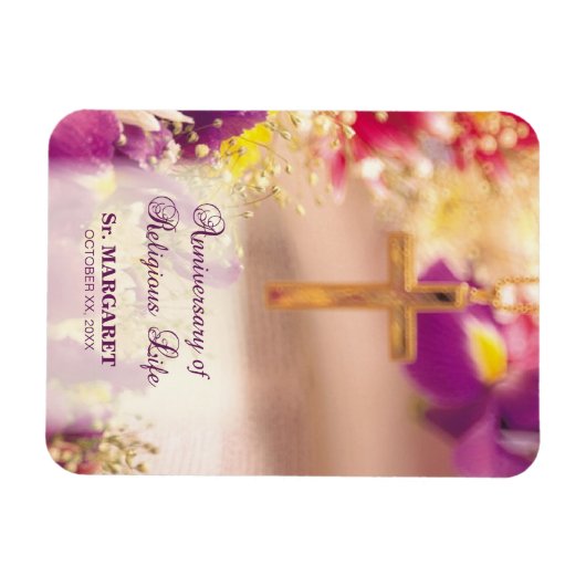 Personalisieren, Jubiläum religiöses Leben, Nun Magnet (Horizontal)