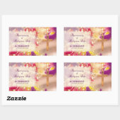 Personalisieren, Jubiläum religiöses Leben, Nun Rechteckiger Aufkleber (Blatt)