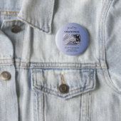 Personalisieren, Junge, Erste Kommunion Blau Button (Beispiel)