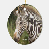 Personalisieren Juvenile Zebra Keramik Ornament (Links)
