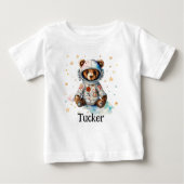 Personalisieren Kinder Kids Kleidung Astronautenbä Baby T-shirt (Vorderseite)