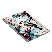 PERSONALISIEREN: Kleiner brauner Vogel | Notebook- Notizblock (Rechte Seite)