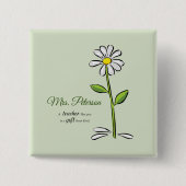 Personalisieren, Lehrer danke Ihnen, religiöse Blu Button (Vorderseite)