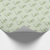 Personalisieren, Lehrer danke Ihnen, religiöse Blu Geschenkpapier (Ecke)