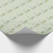 Personalisieren, Lehrer danke Ihnen, religiöse Blu Geschenkpapier (Ecke)