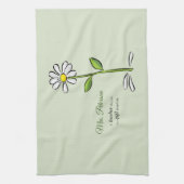 Personalisieren, Lehrer danke Ihnen, religiöse Blu Geschirrtuch (Vertikal)