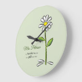 Personalisieren, Lehrer danke Ihnen, religiöse Blu Große Wanduhr (Winkel)