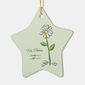 Personalisieren, Lehrer danke Ihnen, religiöse Blu Keramik Ornament (Links)