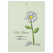 Personalisieren, Lehrer danke Ihnen, religiöse Blu Klemmbrett (Rückseite)