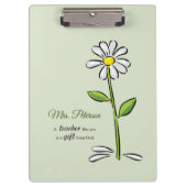 Personalisieren, Lehrer danke Ihnen, religiöse Blu Klemmbrett (Vorderseite)