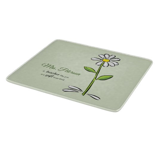 Personalisieren, Lehrer danke Ihnen, religiöse Blu Schneidebrett (Ecke)