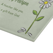 Personalisieren, Lehrer danke Ihnen, religiöse Blu Schneidebrett (Ecke)