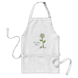 Personalisieren, Lehrer Danke, Religiöse Blume Schürze