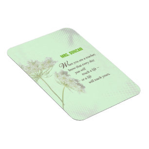 Personalisieren, Lehrerbewertungstag Vielen Dank Magnet