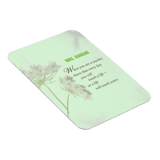 Personalisieren, Lehrerbewertungstag Vielen Dank Magnet (Rechte Seite)