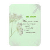 Personalisieren, Lehrerbewertungstag Vielen Dank Magnet (Vertikal)