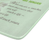 Personalisieren, Lehrerbewertungstag Vielen Dank Schneidebrett (Ecke)