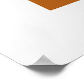 Personalisieren Letter Wall Art Moderne, gemütlich Poster (Ecke)