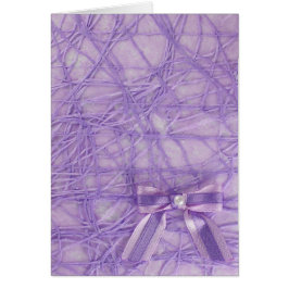 Personalisieren Lila abstrakter Muster und Bogen