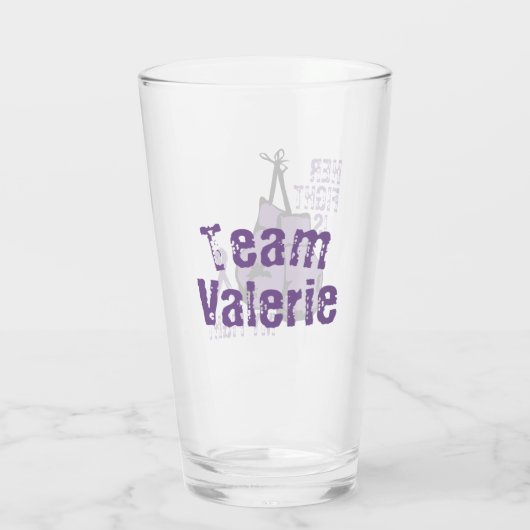 Personalisieren Lupus Unterstützung Ihr Kampf ist  Glas (Rückseite)