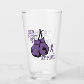 Personalisieren Lupus Unterstützung Ihr Kampf ist  Glas (Vorderseite)