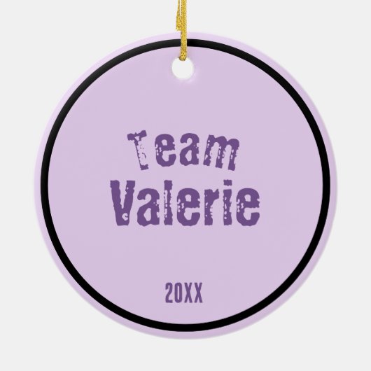 Personalisieren Lupus Unterstützung Ihr Kampf ist Keramik Ornament (Hinten)