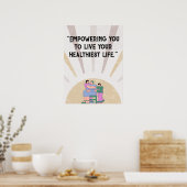 Personalisieren medizinischer Angebote für Kranken Poster (Küche)