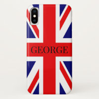 Personalisieren mit dem Namen Britische Flagge