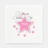 Personalisieren mit einem STAR-Papier Serviette (Vorderseite)