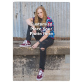 Personalisieren mit Ihrem Foto Klemmbrett (Rückseite)