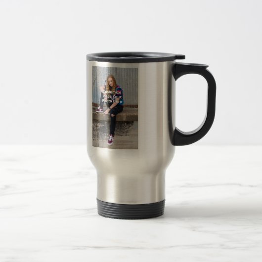 Personalisieren mit Ihrem Foto Reisebecher (Rechts)