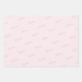 Personalisieren mit Ihrem Namen Geschenkpapier Set (Vorderseite 3)