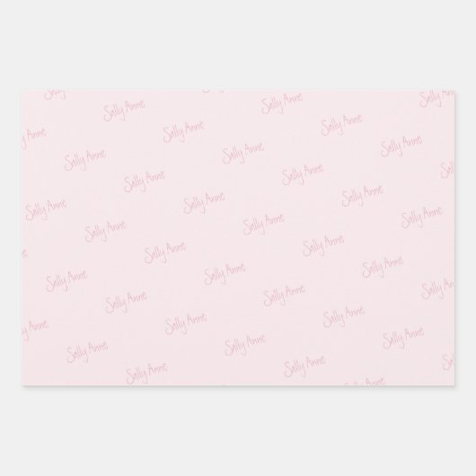 Personalisieren mit Ihrem Namen Geschenkpapier Set (Vorderseite 2)