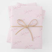 Personalisieren mit Ihrem Namen Geschenkpapier Set (Beispiel)