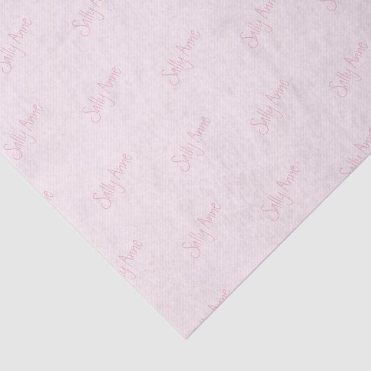 Personalisieren mit Ihrem Namen Seidenpapier (Ausschnitt)